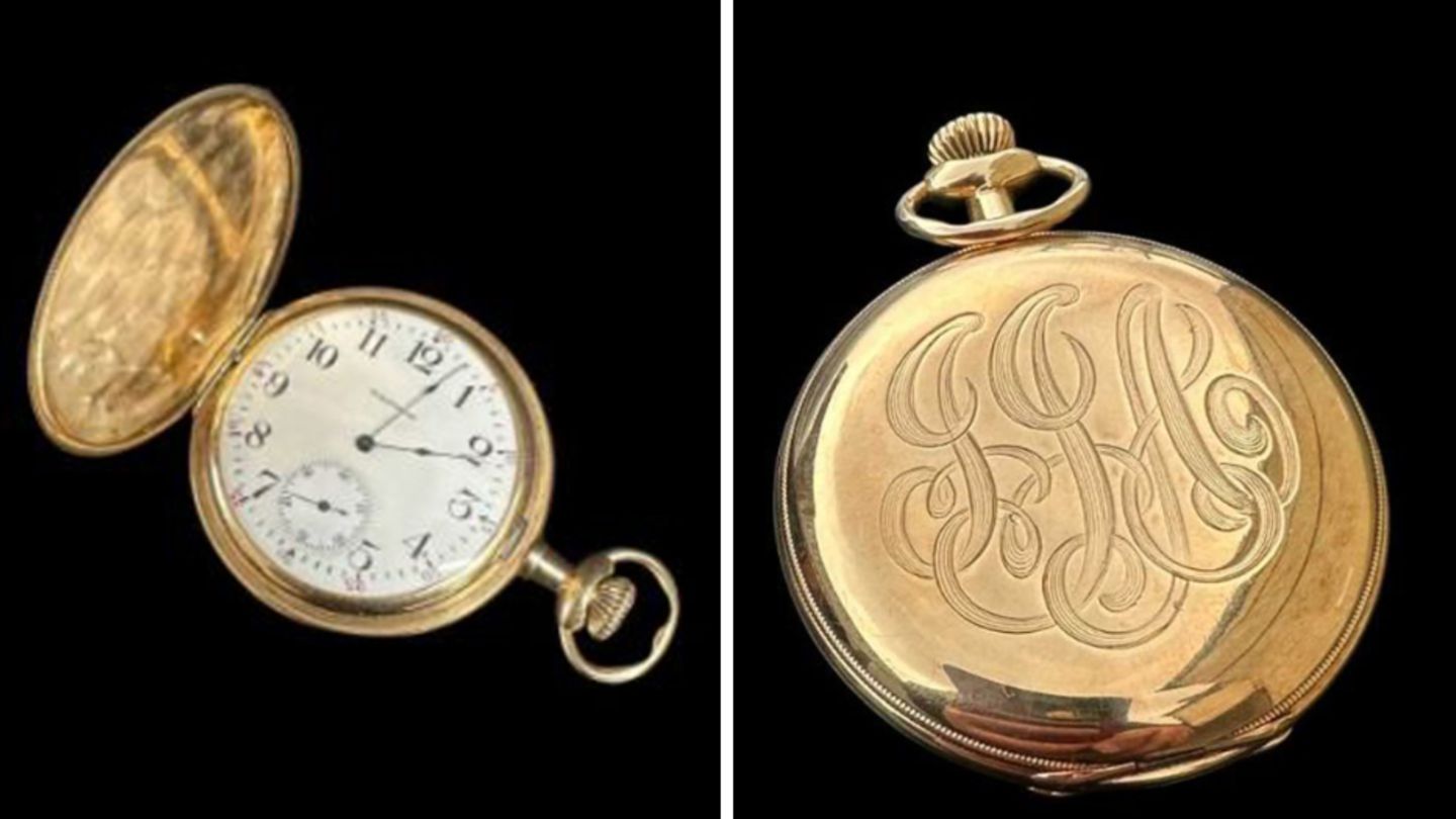 Taschenuhr von "Titanic"-Passagier John Jacob Astor