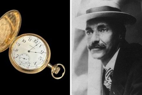 Die Taschenuhr trug der Millionärs John Jacob Astor bei sich, als die "Titanic" am 14. April 1912 unterging