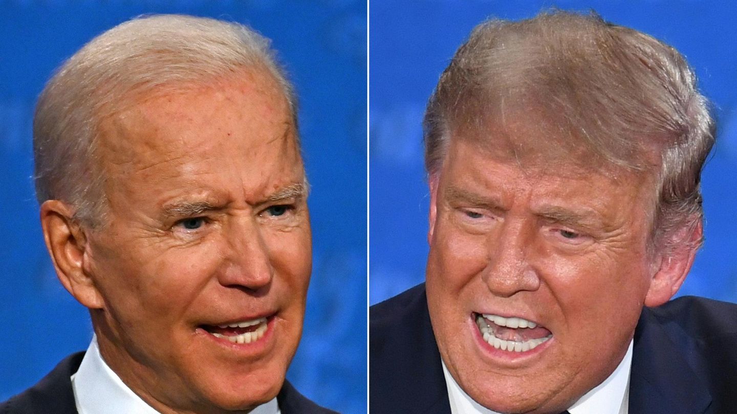 Joe Biden (l.) und Donald Trump in einer Bild-Combo