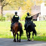Die Polizei sucht hoch zu Pferd nach Arian