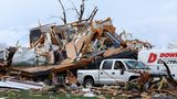 Omaha, Nebraska: Nichts außer einem Trümmerhaufen ist von diesem Haus übriggeblieben