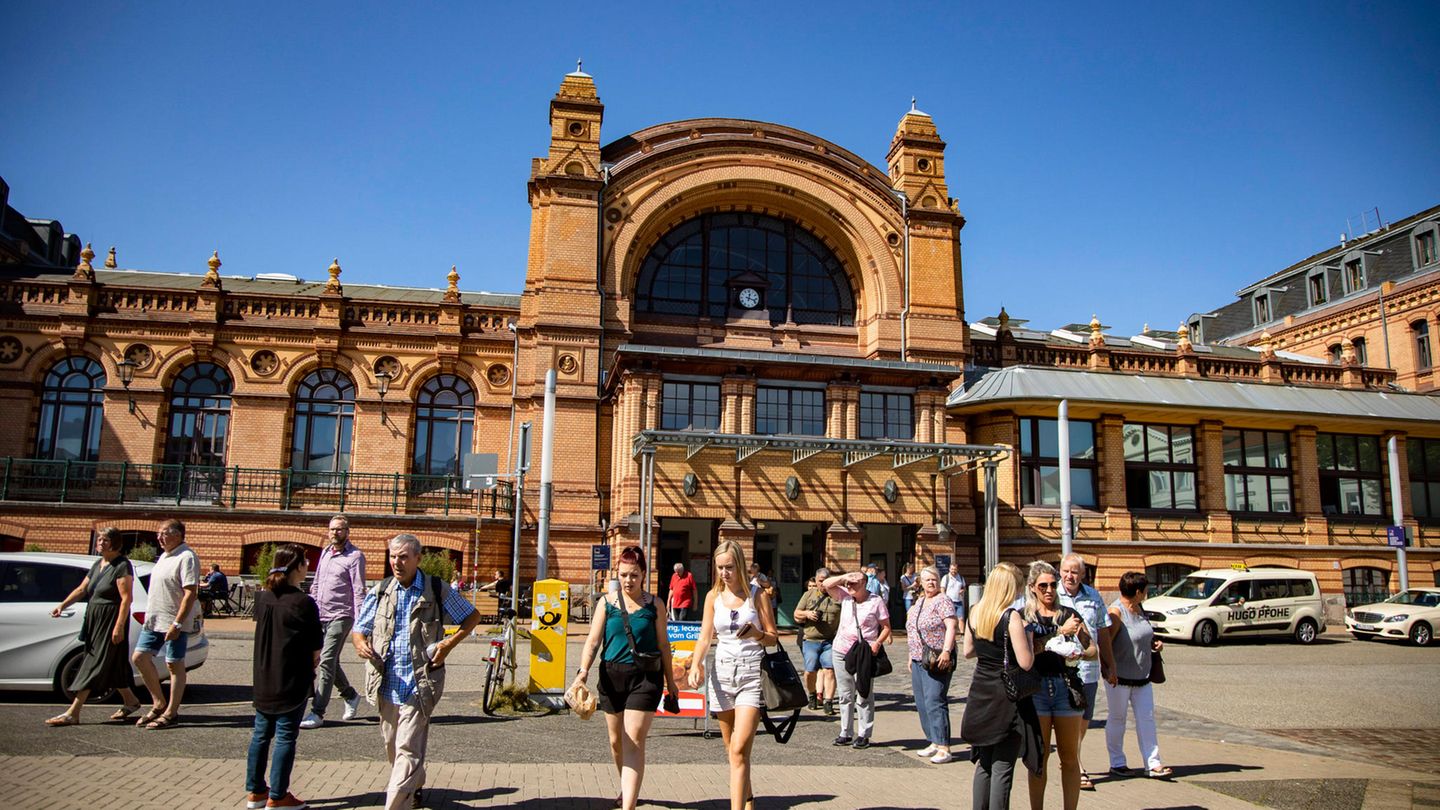 Der Hauptbahnhof Schwerin