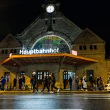 Der Hauptbahnhof in Eisenach