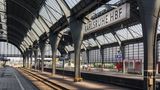 Der Hauptbahnhof in Karlsruhe