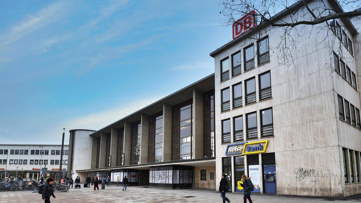Der Hauptbahnhof in Heidelberg