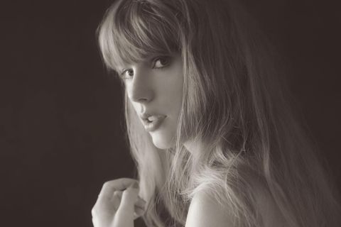 Schwarzweiß Portrait von Taylor Swift