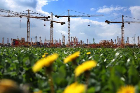 Die Baubranche hat zum Wirtschaftswachstum im 1. Quartal 2024 beigetragen