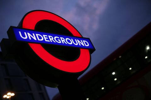 U-Bahn-Schild in London