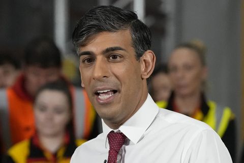 Großbritanniens Premierminister Rishi Sunak