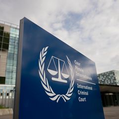 Außenansicht des Internationalen Strafgerichtshofs (ICC) in Den Haag