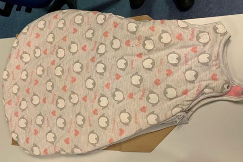 Bild eines Babyschlafsacks