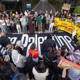 Pro-palästinensische Demonstrierende hatten ein Hochschulgebäude besetzt und verbarrikadiert.