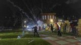 An der University of California in Los Angeles (UCLA) kam es in der vergangenen Nacht zu heftigen Zusammenstößen