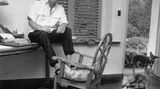 Ian Fleming in seiner Villa