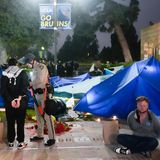 Die Beamten hatten Barrikaden niedergerissen und Dutzende Demonstranten festgenommen und abgeführt.