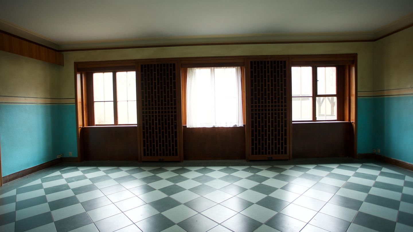 Blick in das Innere der Goebbels-Villa