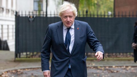 Boris Johnson schnellen Schrittes
