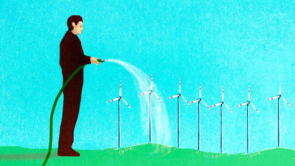 Windkraftanlagen tragen zum Klimaschutz bei.  Doch die Folgen für die Natur sind alles andere als positiv