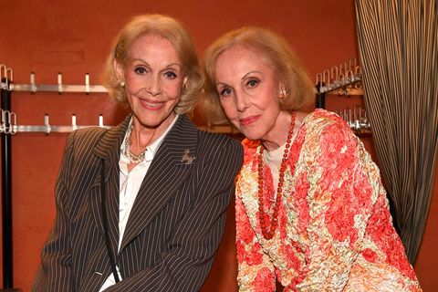 Alice und Ellen Kessler, hier bei einer Theaterpremiere im September 2023 in München