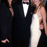 Christy Turlington, Calvin Klein und Kate Moss 1995 bei der Met Gala