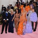 Kris Jenner mit ihren Töchtern Kim, Kendall und Kylie bei der Met Gala 2019
