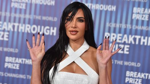 Kim Kardashian – noch mit schwarzen Haaren – vor wenigen Wochen in Los Angeles.