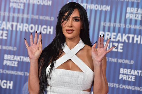 Kim Kardashian – noch mit schwarzen Haaren – vor wenigen Wochen in Los Angeles.