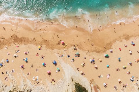 Voller Strand