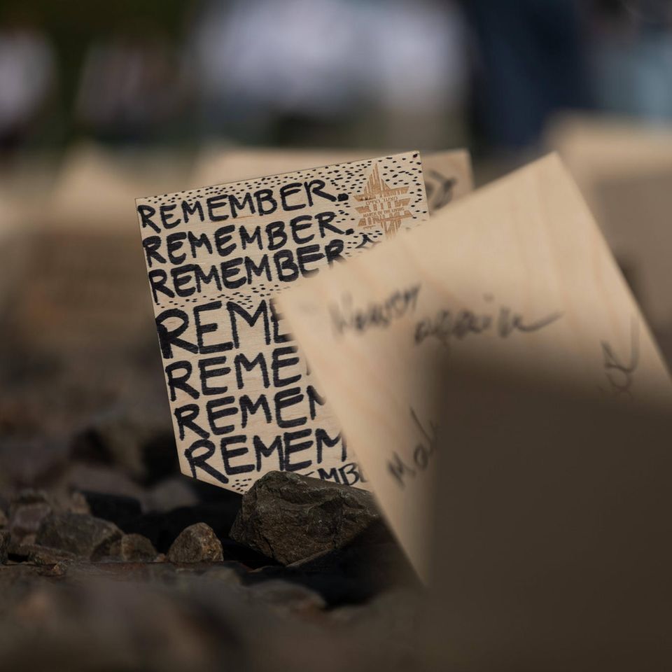 Ein Zettel aus dem "Remember" geschrieben steht