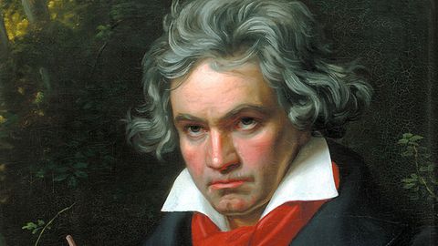 Beethoven schreibt Noten