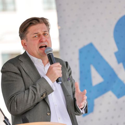 Maximilian Krah im Wahlkampf
