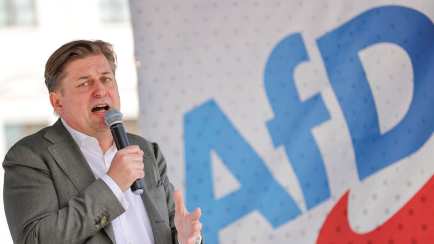 Maximilian Krah im Wahlkampf