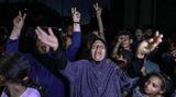 Hier bejubeln Alt und Jung die Ankündigung der Hamas zur Feuerpause. Wie lang die Freude nach Beginn der israelischen Offensive anhält, ist jedoch fraglich...