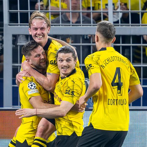 Spieler von Borussia Dortmund im Champions League-Hinspiel