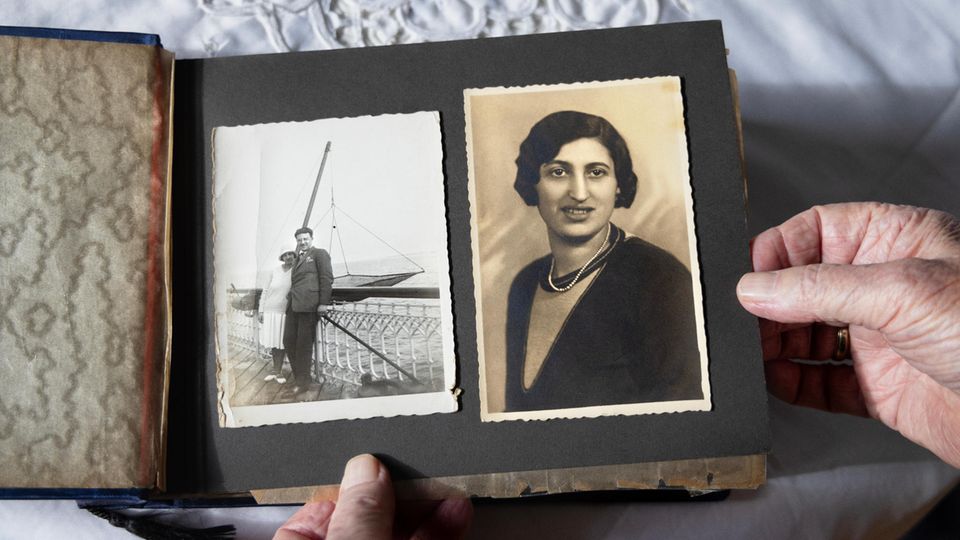 Blick ins Fotoalbum: Die Eltern von Salo Muller in den 1930er Jahren. Sie starben in Auschwitz