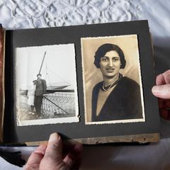 Blick ins Fotoalbum: Die Eltern von Salo Muller in den 1930er Jahren. Sie starben in Auschwitz
