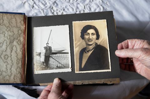 Blick ins Fotoalbum: Die Eltern von Salo Muller in den 1930er Jahren. Sie starben in Auschwitz