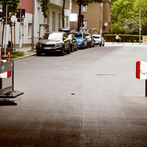 Öffentlicher Raum: Fehlender Poller in der Stadthausstraße
