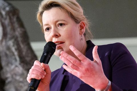 Die Berliner SPD-Vorsitzende Franziska Giffey im Willy-Brandt-Haus