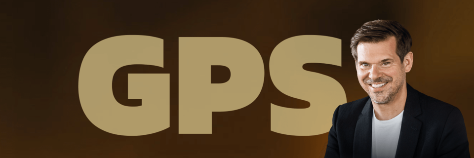 Gregor Peter Schmitz mit den Buchstaben GPS
