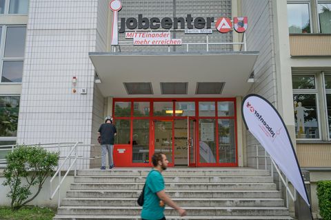 Jobcenter in Berlin.