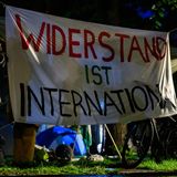 "Widerstand ist international" heißt es auf einem Protestplakat an der Universität Wien. Seit mehreren Tagen campen hier im Haupthof der Uni pro-palästinensische Aktivisten. Da sich das Protestlager in der Nähe eines Denkmals für die im Holocaust ermordeten österreichischen Juden befindet, gibt es viel Kritik.