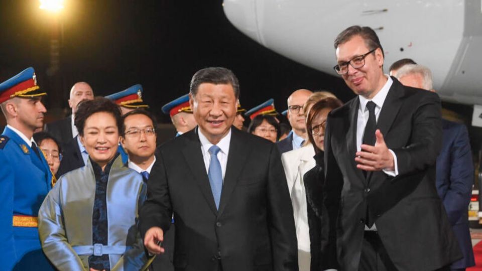 Xi Jinping und Alksandar Vucic