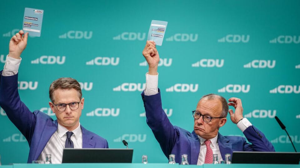 CDU-Spitze: Carsten Linnemann und Friedrich Merz