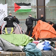 Pro-Palästina-Protest an der FU Berlin