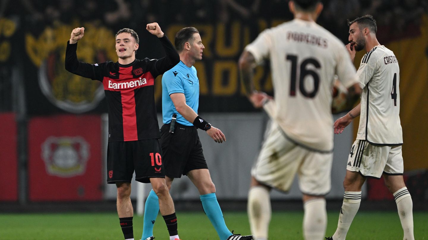 2:2 gegen AS Rom: Bayer Leverkusen erreicht Europa-League-Finale: 70 Prozent Wirtz reichen für die Wende