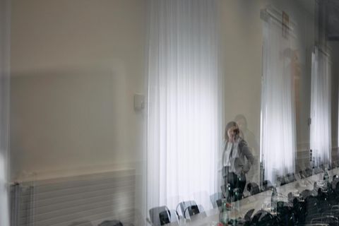 Mara Garavini Seisselberg in einem Konferenzraum der OSZE in Wien