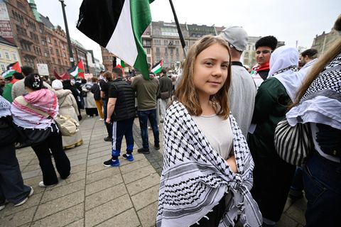 Demonstration in Malmö: Greta Thunberg protestiert gegen Israel-Teilnahme am ESC 2024