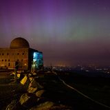 Das Brockenhaus auf dem höchsten Berg Norddeutschlands, dem Brocken im Harz-Gebirge