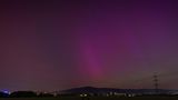 Auch über dem hessischen Taunus waren die Polarlichter zu sehen